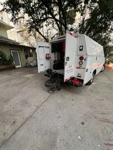 Magnet Plumbing service vehicle on-site for Water Heater Repair in Howey In The Hills